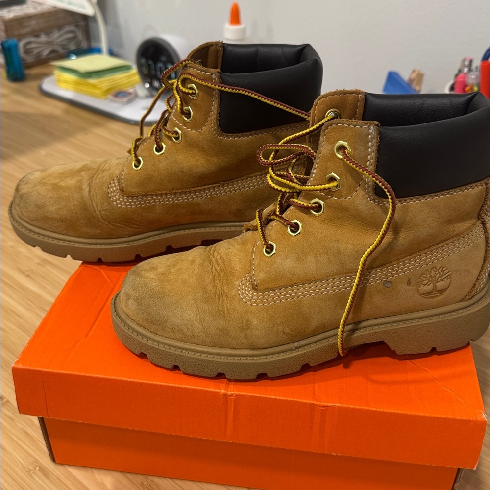 Timberland Brown Leather Ankle Boots